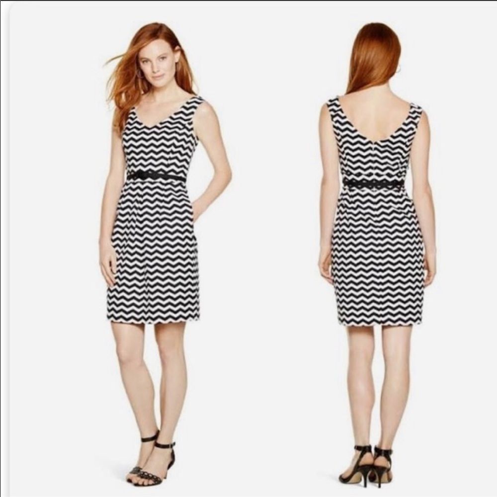 WHBM chevron dress